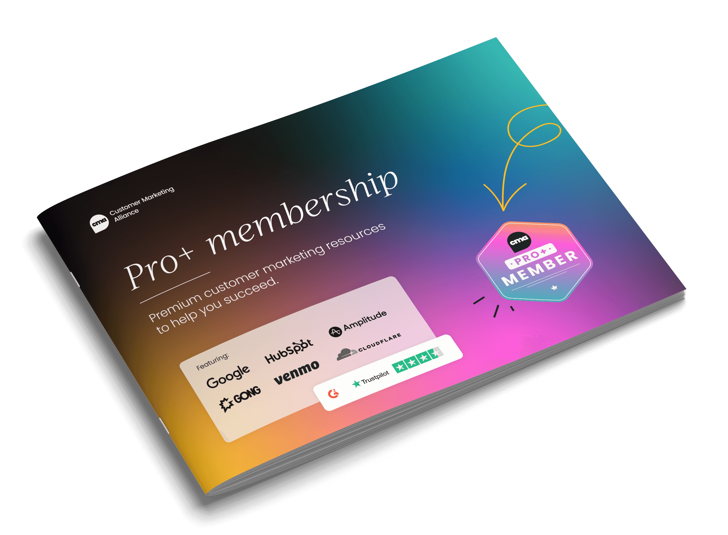 Preview of the CMO Pro+ membership brochure