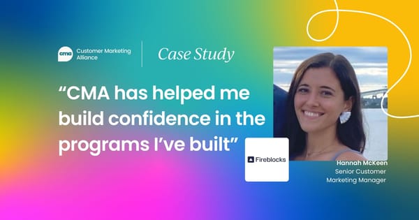 “The CMA community has  helped me build confidence”