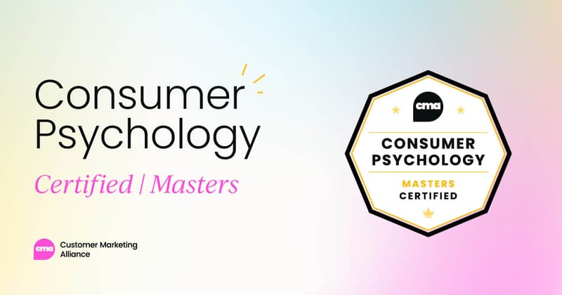 Consumer Psychology Certified: Masters